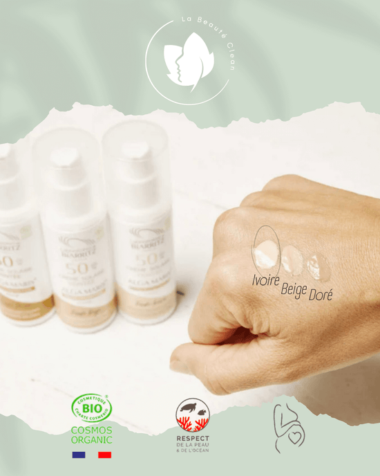 Laboratoires de Biarritz Crème Solaire Teintée Bio SPF50 Teinte Ivoire